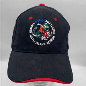 Black Georgia Florida Golf Classic Adjustable Cap